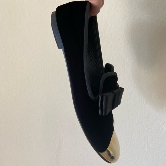 Giuseppe Zanotti Black Velvet Loafters Size 7,5 - Picture 8 of 10